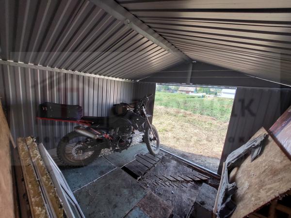 Сарай (хозблок) сборный металлический СИМ Техник 3*5*2, 1 метра купить ...