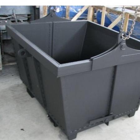 Контейнер раскрывающийся челюстной кср–5. Емкости под отходы. Транспортировочные баки для медицинских отходов. М. Бак тбо 0.