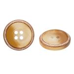 NE143 Пуговица 34L (21мм) 4 прокола, пластик Beige (бежевый)