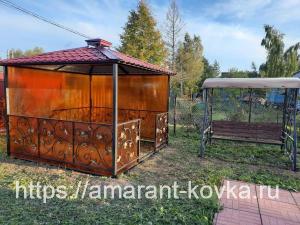 Беседка кованая для сада