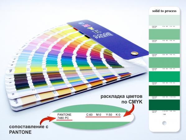 Цветовой Веер CMYK-to-PC (PANTONE Color Bridge) купить по цене 3000 ₽ в ...