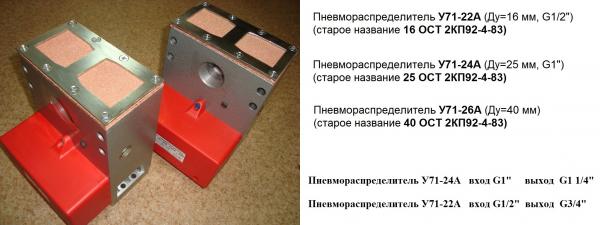 Пневмоклапан У71-22А