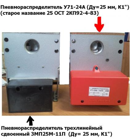 Пневмораспределитель У71-24А
