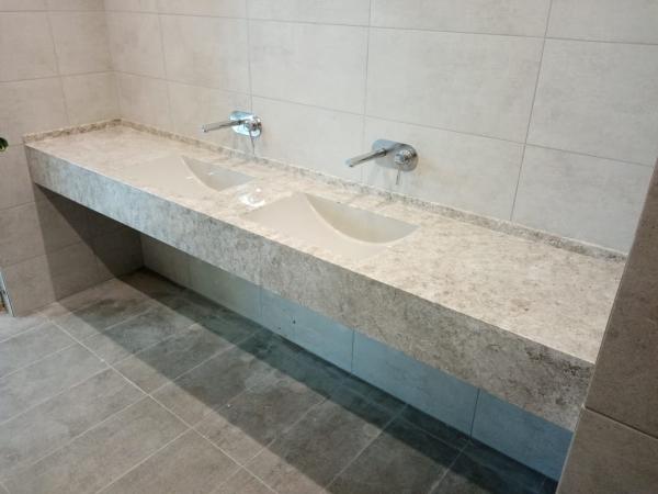 Столешница под накладную раковину из искусственного камня, Vicostone ...