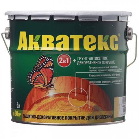 АКВАТЕКС антисептик для дерева орех (3л) / АКВАТЕКС декоративная ...