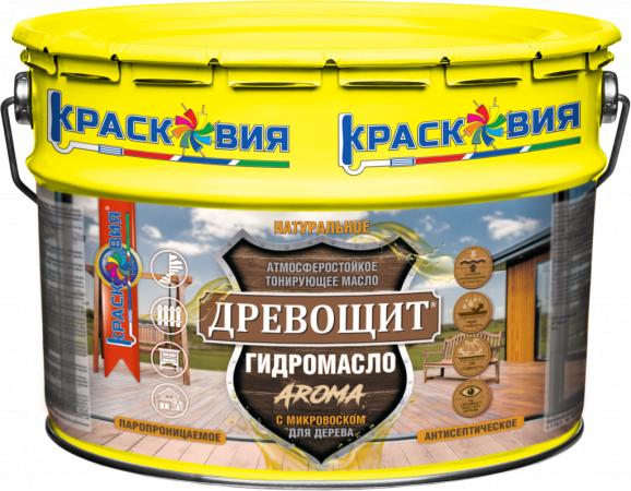 Древощит Гидромасло «Aroma» Берёза 10 л (атмосферостойкое масло с ...