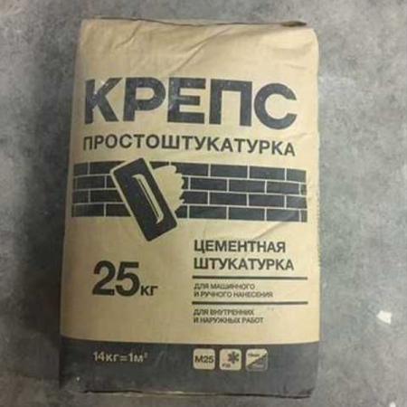 Штукатурка цементная КРЕПС ЦШ 25 кг купить по цене 221 ₽ в ...
