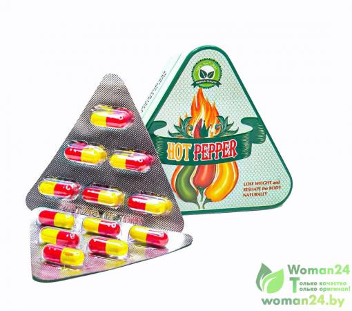 Горячий перец - Hot Pepper, 36 капсул, 600 мг, Франция купить по цене ...