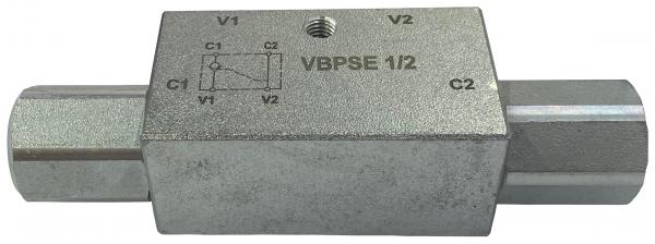 Гидрозамок односторонний VRSE-G1/2, G 1/2", 70 л/мин