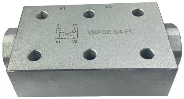 Гидрозамок двухсторонний VRDL/B-G3/4, G 3/4"