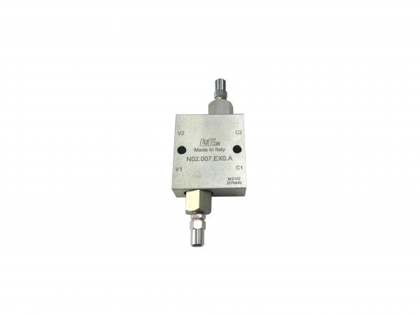 N02.007. EXO. A Предохранительный клапан двухсторонний, VMP 3/8", 80-300 BAR, 45 л/мин