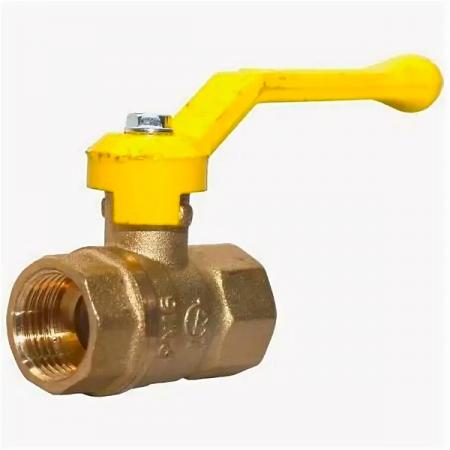 Кран шаровый латунь 11б27п1 му ф-штуц. , рычаг Ду50 Ру16 купить по цене ...