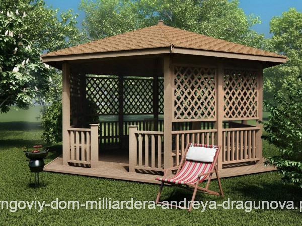 Беседка разборная 3*5*2 Радуга. Винтаж, Семейная, Домик, ООО Альянс ...