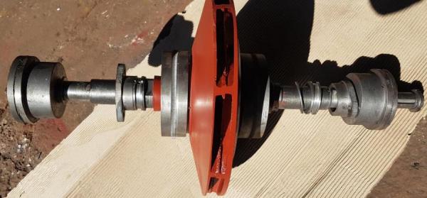 Вал рабочего колеса. Вал рабочего колеса. 0001. Ступица рабочего колеса насоса 20 ндс. Ротор насоса д3200-75.