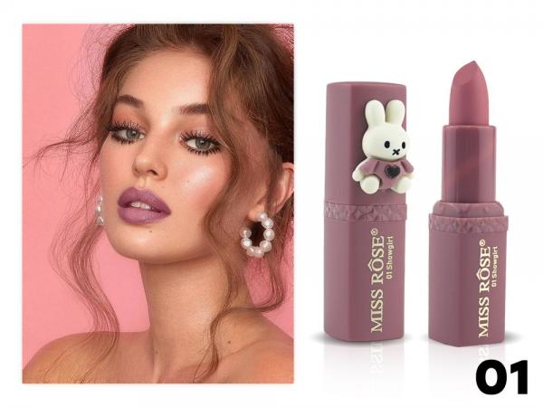 Кремовая помада Miss Rose Rabbit Showgirl, тон 01 купить по цене 288 ...