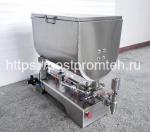 Поршневой дозатор густых продуктов 10-300 мл с горизонтальным перемешиванием