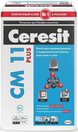ЦЕРЕЗИТ СМ-11 Плюс клей плиточный (25кг) / CERESIT CM-11 Plus клей для ...
