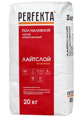 ПЕРФЕКТА Лайтслой ровнитель армированный (20кг) / PERFEKTA Лайтслой ...
