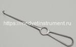 Крючок хирургический острый однозубый костный (К-35)