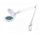 Лампа-лупа 8066D2-4C 5D настольная на струбцине, увеличение 5 диоптрий