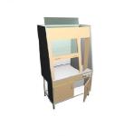 Шкаф сушильно-вытяжной ММ 096.01-Т1 с дверкой малый