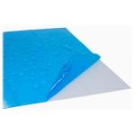 Лист ПВХ 0,6x3000x1500 Белый матовый с пленкой