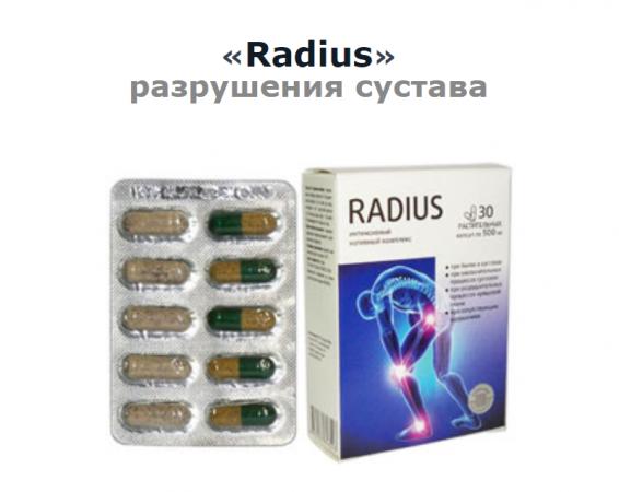 RADIUS (РАДИУС) - средство для суставов купить по цене 1436,40 ₽ в ...