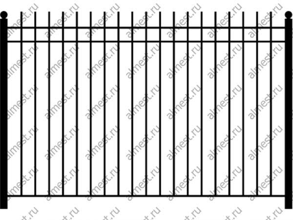 Секция заборная ННЗ-002 2м купить по цене 2970 ₽ в Нижнем Новгороде на ...