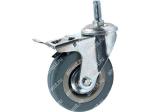 Колесо аппаратное поворотное с болтом с тормозом SCtgb 55