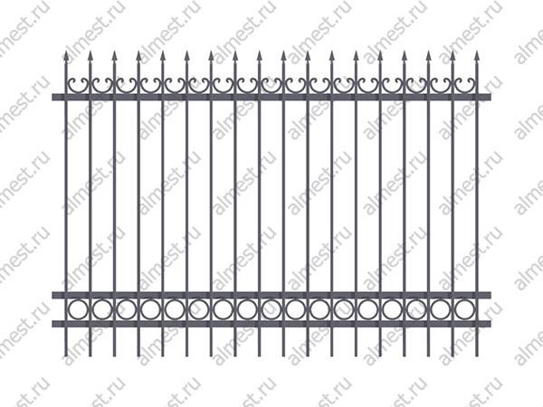 Секция заборная AB-5102 2м купить по цене 5005 ₽ в Нижнем Новгороде на ...