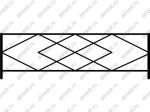 Ограждение газонное AB-5003 эконом