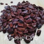 Галька яшма фр. 20-40 мм красная, галтованная