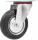 TT6-R Колесо D-100мм поворотное без тормоза для тележки Thorvik
