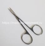 Ножницы глазные тупоконечные прямые 113 мм