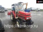 Минитрактор с/х Yanmar Super Forte F235D кузов 22B модификация сельскохозяйственный мини трактор 4х4 фреза кабина наработка 1431 мч красный