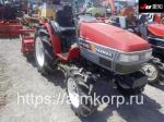 Минитрактор с/х Yanmar Forte F220 модификация сельскохозяйственный мини трактор 4х4 фреза наработка 196 мч красный
