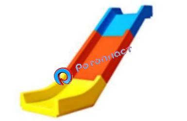 Горка венге белёный дуб. Стенка каскад 3. Игровой комплекс ps-193. Городки для детей до 3х лет. Стенка каскад 3/1.