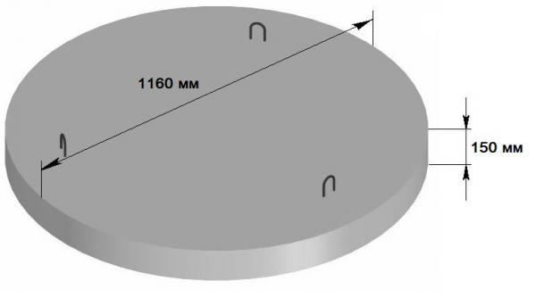 Днище колодца ПН 10 купить по цене 3500 ₽ в Кемерово на PromPortal.Su ...