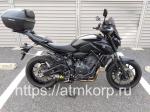 Мотоцикл naked bike Yamaha MT-07 ABS рама RM33J нэйкед байк среднекубатурный спортивный дорожный задний мотокофр гв 2022 пробег 8 т.км черный