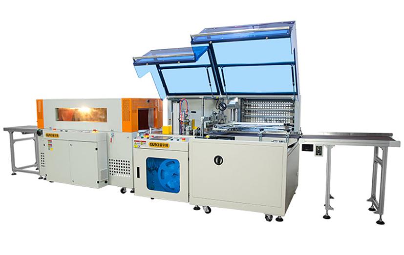 Упаковочная машина GURKI GPL-5545H с раздельными продольным и поперечным запаивателями и термоусадочным тоннелем GPS-5030LLW (Автоматическая), доставка из Ростов-на-Дону