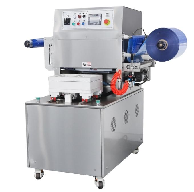 Полуавтоматический запайщик лотков HVT-550M/4, доставка из Краснодара