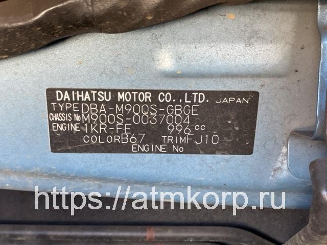 Компактвэн минивэн Daihatsu Thor кузов M900S модификация G Limited