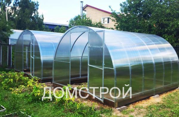 Теплица СТАНДАРТ новая с поликарбонатом УФ защитой 4, 6, 8, 10, 12м ...