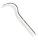 Буж уретральный металлический изогнутый №15-35
