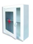 Футляр для аптечки метал. дверь стекло 280х230х140