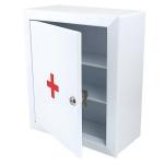 Футляр для аптечки метал. с ключем 2 полки 330х280х140мм