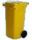 Контейнер мусорный, 240л, желтый (МКТ)