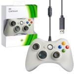 Джойстик XBOX 360 Wired Controller (проводной) белый no logo (50шт/кор)