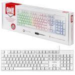 Клавиатура проводная с подсветкой Smartbuy ONE 251 USB белая (SBK-251U-W)/20