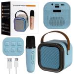 Портативная акустика с микрофоном K12 Голубая (40шт/кор)